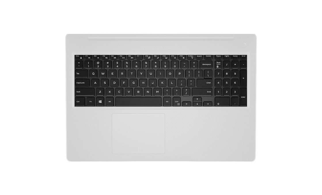 Dell laptop keyboard used for keyboard reprinting, refurbishment and IT hardware services