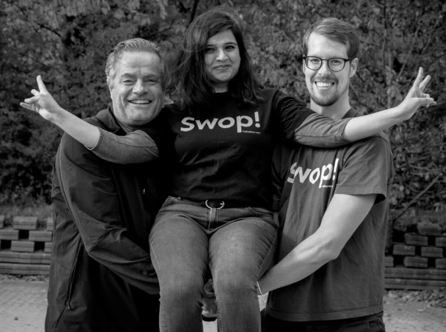 TellusRem team members working together representing collaboration and expertise in IT refurbishment services